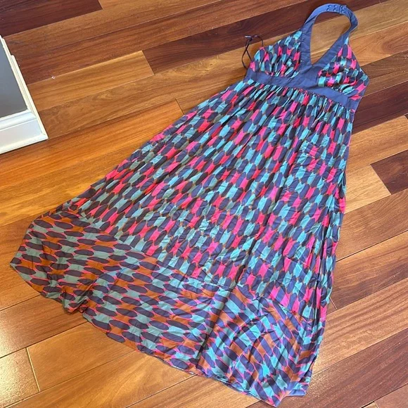 Boden | Dresses | Boden Size 2 Maxi Halter Dress In Viscose | Poshmark Boden | Dresses | Boden Size 2 Maxi Halter Dress In Viscose | Poshmark